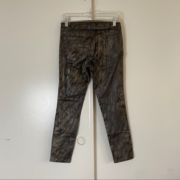J Brand 901 Golden Snake Print Skinny Jeans 28 - Picture 11 of 11